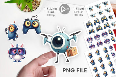 Sticker Cyber Monday Craze Sublimation artnoy 