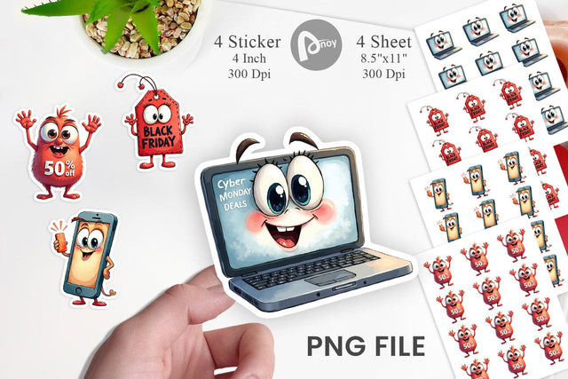 Sticker Cyber Sale Tech Sublimation artnoy 