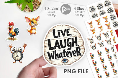 Sticker Cynical Farmhouse Decor Sublimation artnoy 