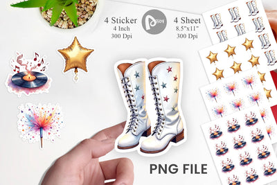 Sticker Disco Diva Mom Sublimation artnoy 