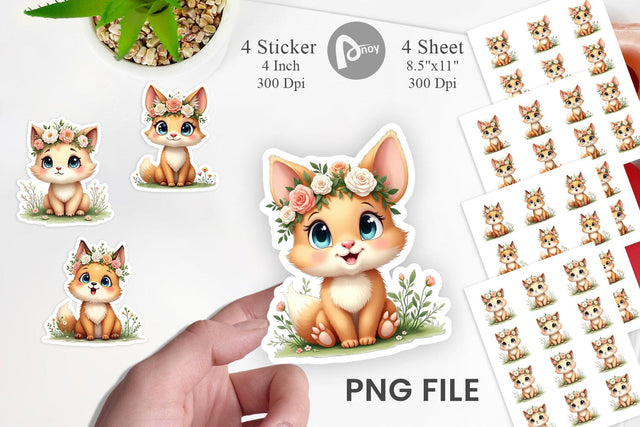 Sticker Furry Expressions Sublimation artnoy 