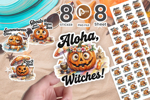 Sticker Grumpy Heat-Hating Pumpkin Crisis Quotes Sublimation artnoy 