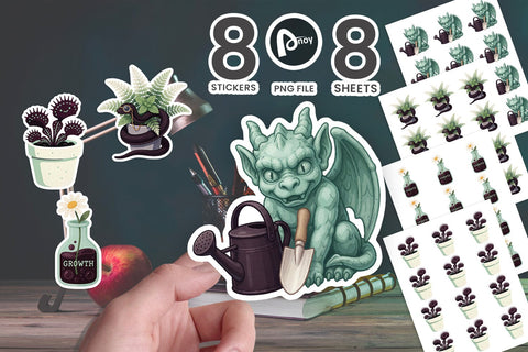 Sticker Haunted Greenhouse Naive Academy SVG artnoy 