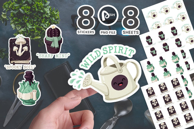 Sticker Haunted Greenhouse Naive Academy SVG artnoy 
