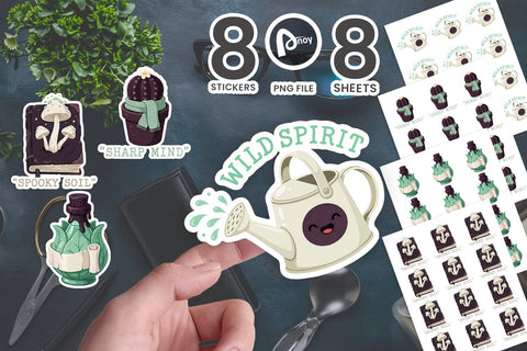 Sticker Haunted Greenhouse Naive Academy SVG artnoy 