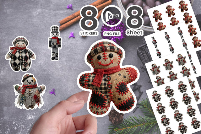 Sticker Haunted Macabre Toybox Dolls Sublimation artnoy 