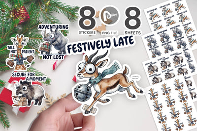 Sticker Holiday Travel Airport Meltdown SVG artnoy 