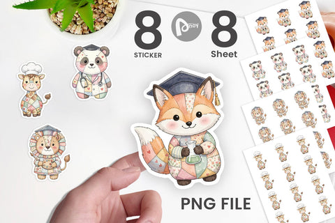Sticker Innocent Future Career Patchwork Sublimation artnoy 