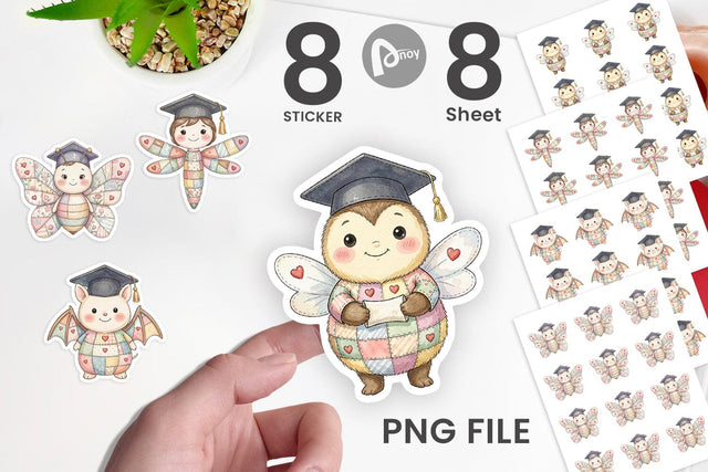 Sticker Innocent Garden Graduate Patchwork Sublimation artnoy 