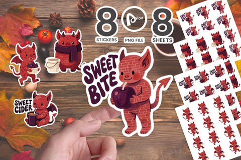 Sticker Jersey Devil Orchard Harvest SVG artnoy 