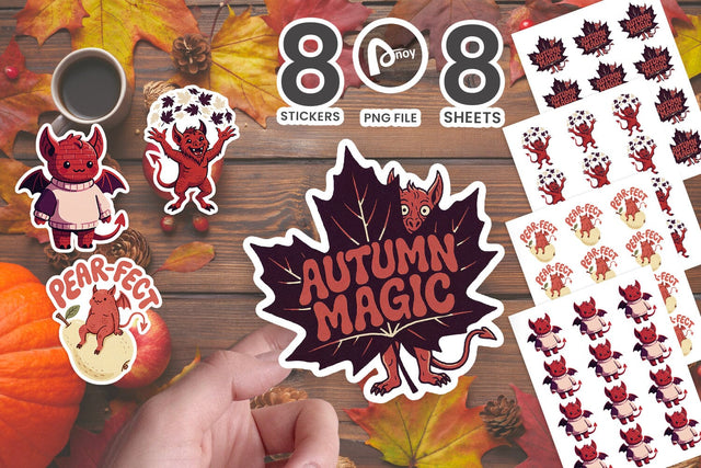 Sticker Jersey Devil Orchard Harvest SVG artnoy 