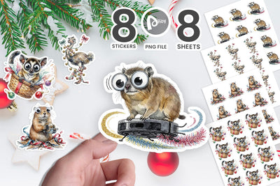 Sticker Living Room Mayhem & Panic Cleanup SVG artnoy 