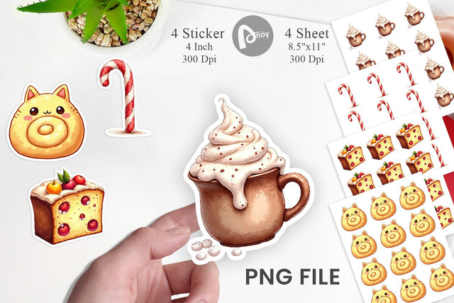 Sticker Lumpy Nordic Treats Sublimation artnoy 