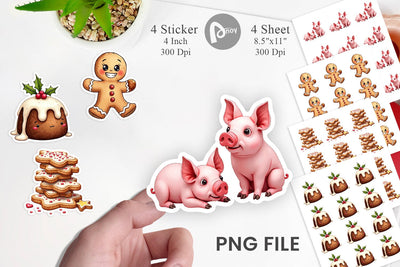 Sticker Lumpy Nordic Treats Sublimation artnoy 