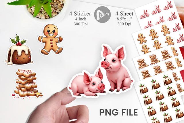 Sticker Lumpy Nordic Treats Sublimation artnoy 