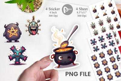 Sticker Magic Potions Sublimation artnoy 