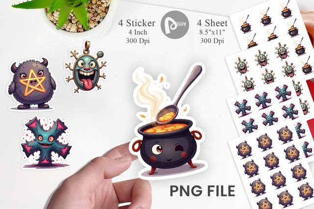 Sticker Magic Potions Sublimation artnoy 