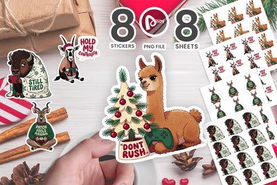 Sticker North Pole Patch Notes Holiday Squad SVG artnoy 