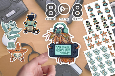 Sticker Ocean Loot & Dry Humor Crew SVG artnoy 