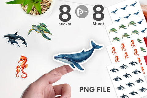 Sticker Ocean Wonders Sublimation artnoy 