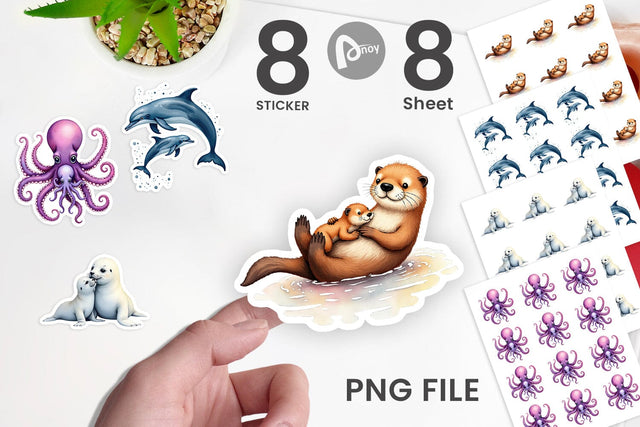 Sticker Ocean Wonders Sublimation artnoy 