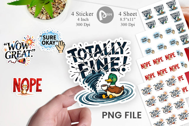 Sticker Passive Aggressive Positivity Pastel Snark Sublimation artnoy 