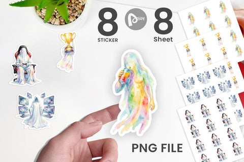 Sticker Pro Esports Gamer Ghost Sublimation artnoy 