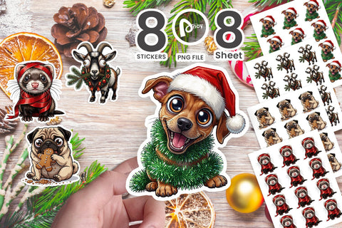 Sticker Pure Destructive Holiday Chaos Sublimation artnoy 