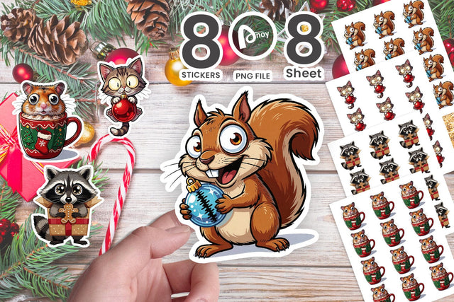 Sticker Pure Destructive Holiday Chaos Sublimation artnoy 