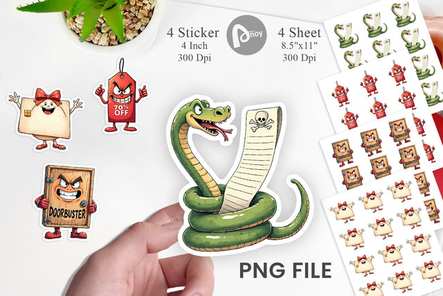 Sticker Questionable Bargains Sublimation artnoy 