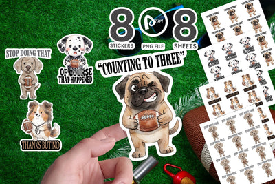 Sticker Ref Flags and Penalty Shade Dog Squad SVG artnoy 