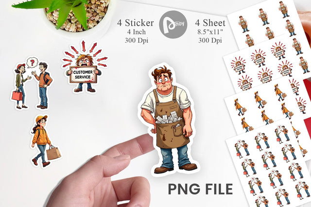 Sticker Retail Warrior Sublimation artnoy 