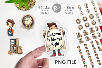 Sticker Retail Warrior Sublimation artnoy 