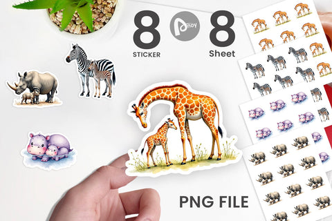 Sticker Safari Love Sublimation artnoy 