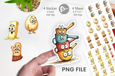 Sticker Sarcastic Baking Day Sublimation artnoy 