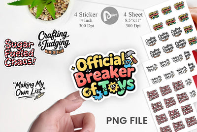 Sticker Sassy Elf Quote Sublimation artnoy 