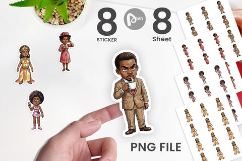 Sticker Sassy Historical Ancestor Sublimation artnoy 