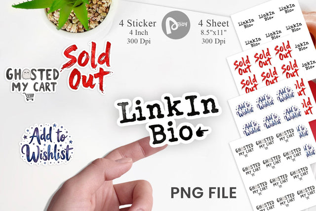 Sticker Sassy Online Shopper Sublimation artnoy 