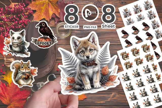 Sticker Spooky Terracotta Desert Animals SVG artnoy 