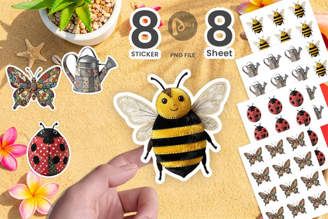 Sticker Sunny Meadow Fabric Sublimation artnoy 
