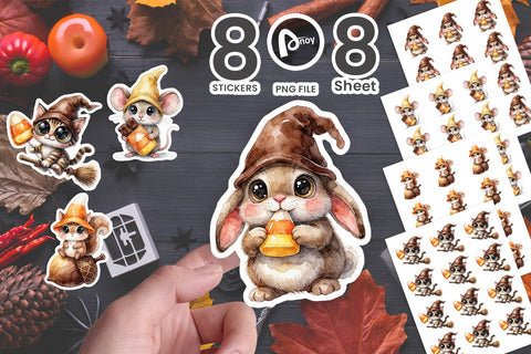 Sticker Sweet Tooth Spellcaster Animal Gnomes Sublimation artnoy 