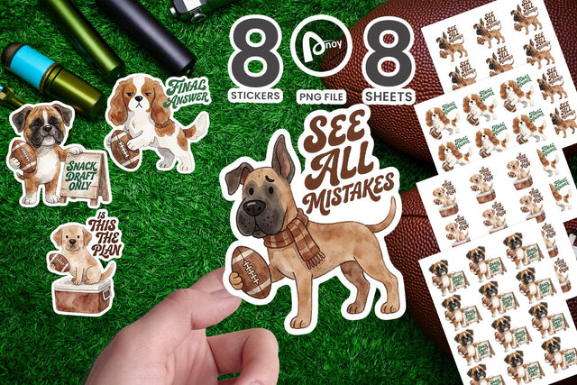 Sticker Tailgate Snack Talk Sarcastic Dogs SVG artnoy 