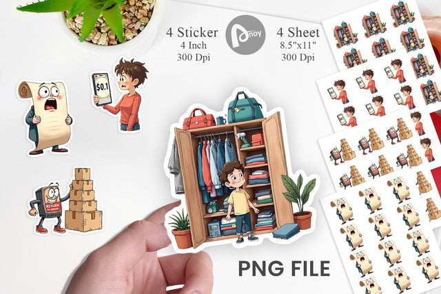 Sticker Unboxing Regret Sublimation artnoy 