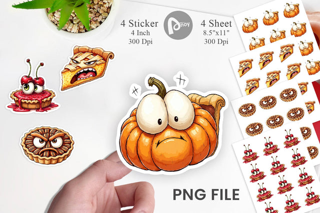 Sticker Unenthusiastic Pies Sublimation artnoy 