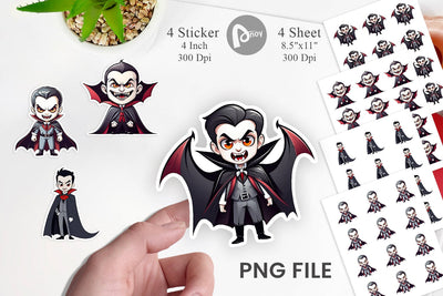 Sticker Vampires Sublimation artnoy 