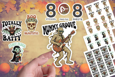 Sticker Vintage Haunt & Hallow Club Art SVG artnoy 