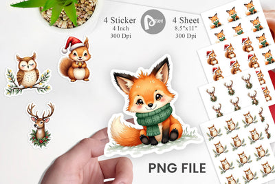 Sticker Woodland Whimsy Sublimation artnoy 