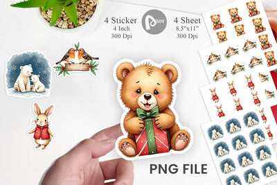 Sticker Woodland Whimsy Sublimation artnoy 