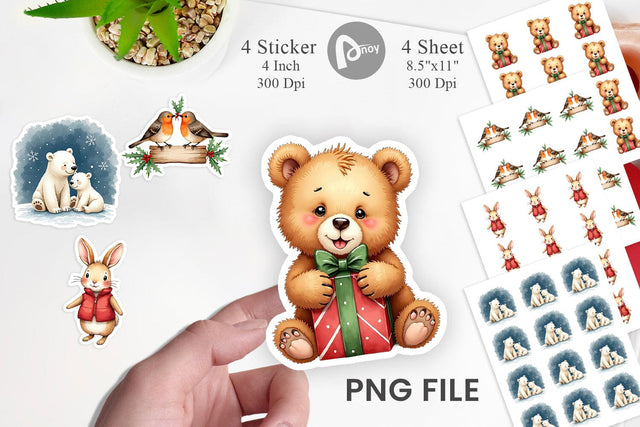 Sticker Woodland Whimsy Sublimation artnoy 