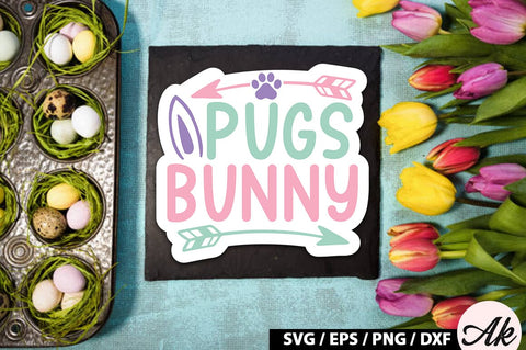 Stickers Easter Dog SVG Bundle SVG akazaddesign 